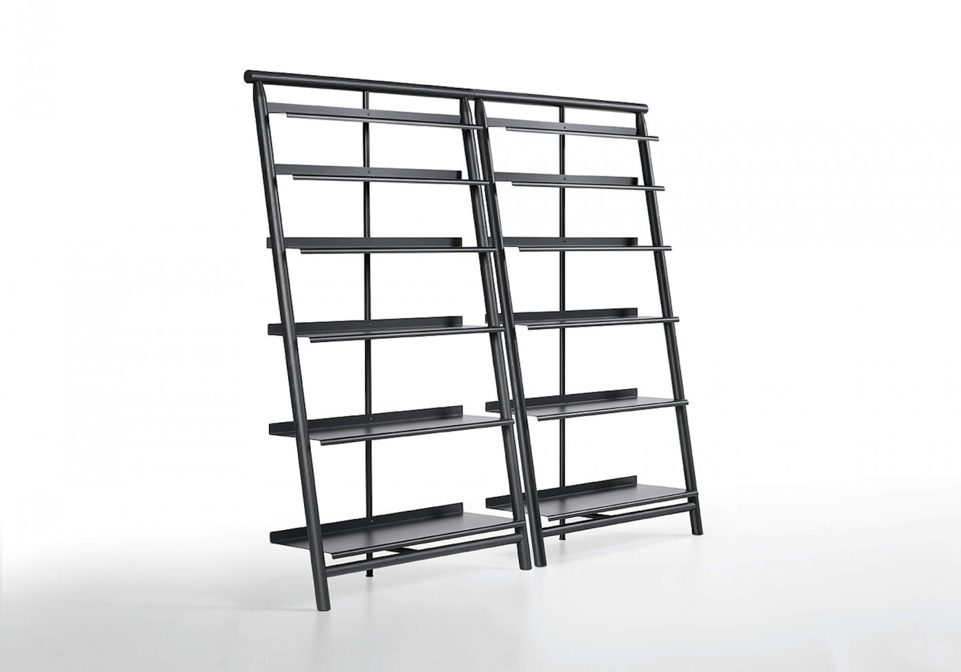 Стеллаж Midj Suite Black A1750L0 black sand