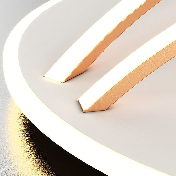 Потолочный светильник HAFTOR D60 Rose Gold Трехцветный свет by ImperiumLoft