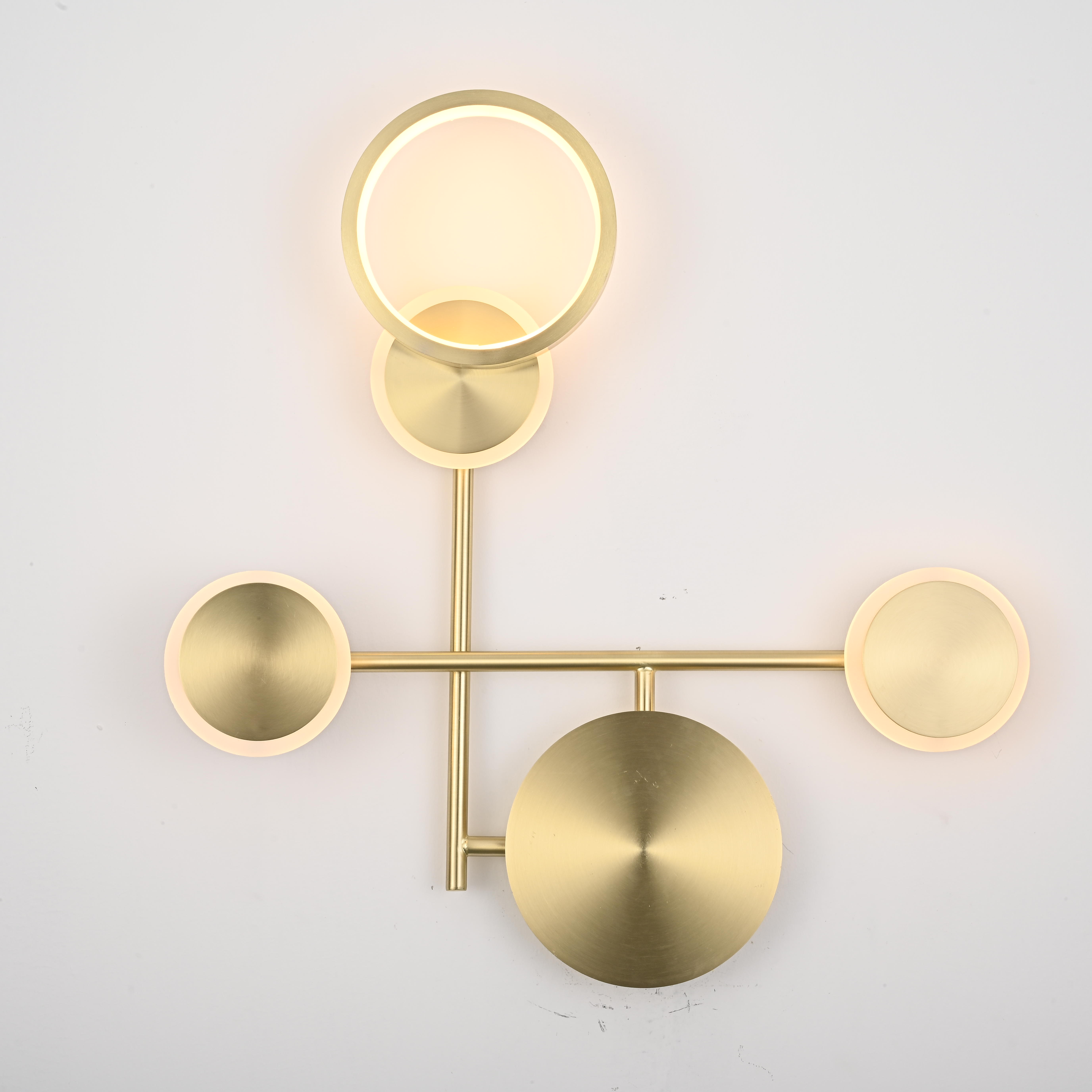 Настенный светильник ZINGY D Brass by ImperiumLoft