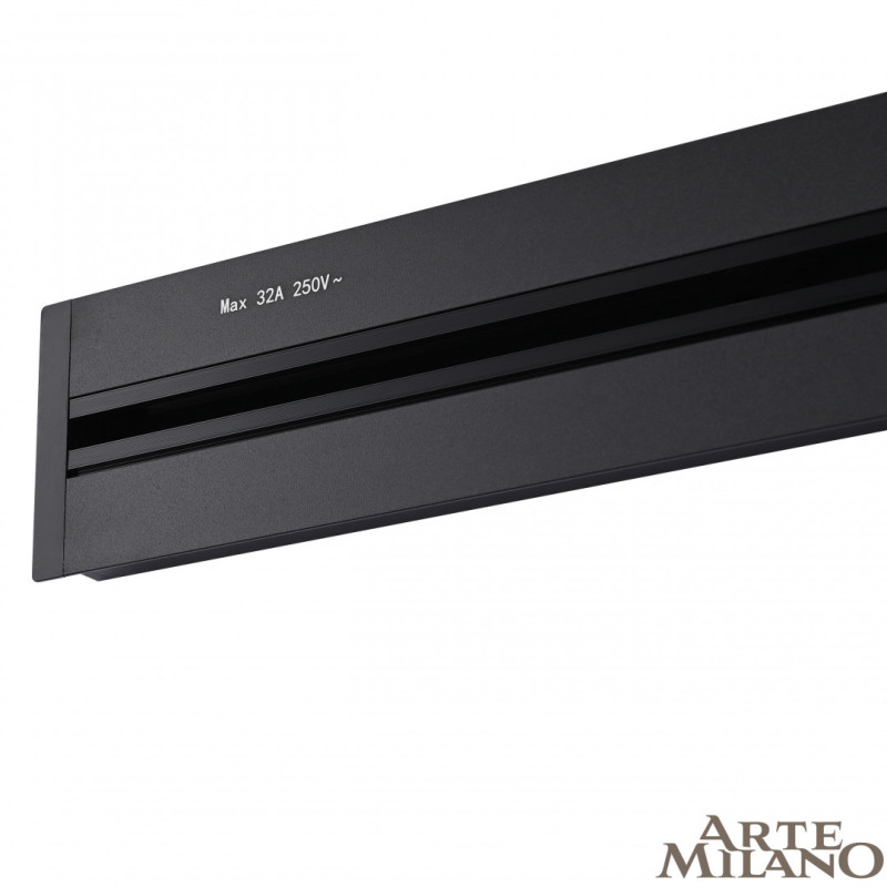 Трековая система розеток Arte Milano 385201TBB/100 Black