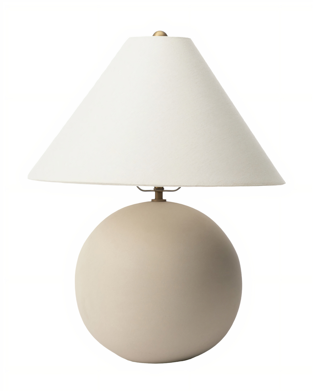 Настольная лампа Тесс с бежевым керамическим основанием Louvre Home LTL619386MGI