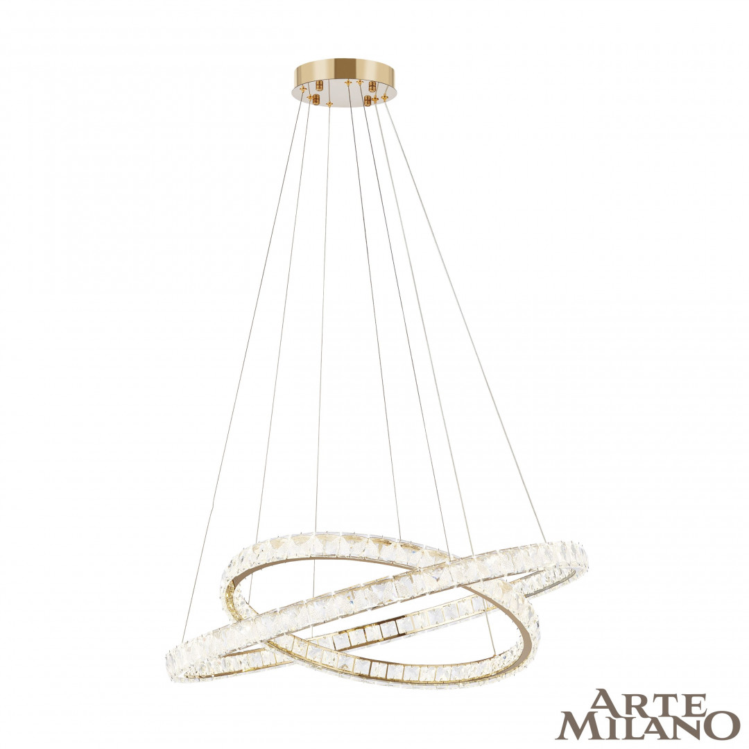 Люстра светодиодная с пультом 311311/D800-D600 GD Arte Milano