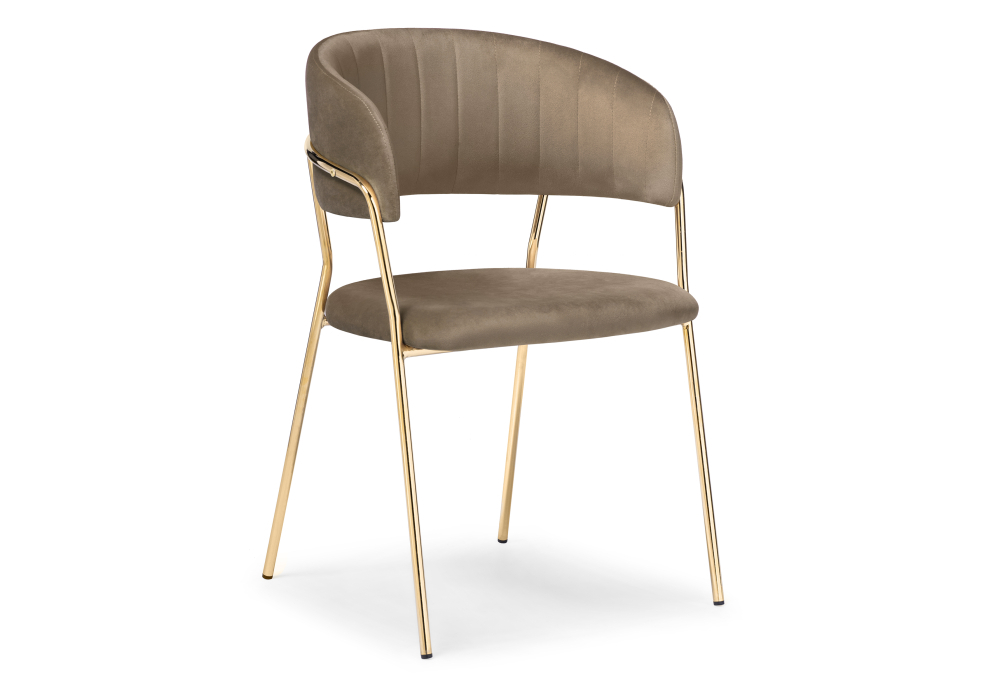 Стул Woodville Kamelia cappuccino / gold 15318