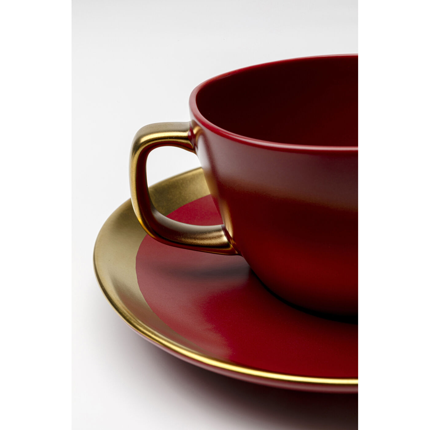 Чашка кофейная Vibrations Red (2/part) KARE 58155