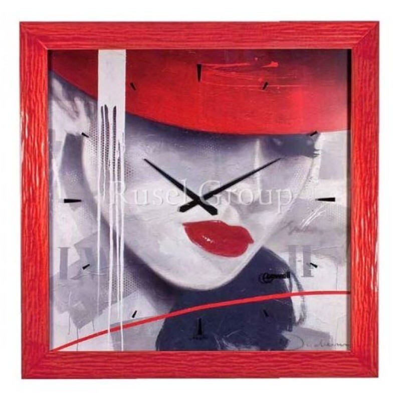 Настенные часы-картина Lowell 11740