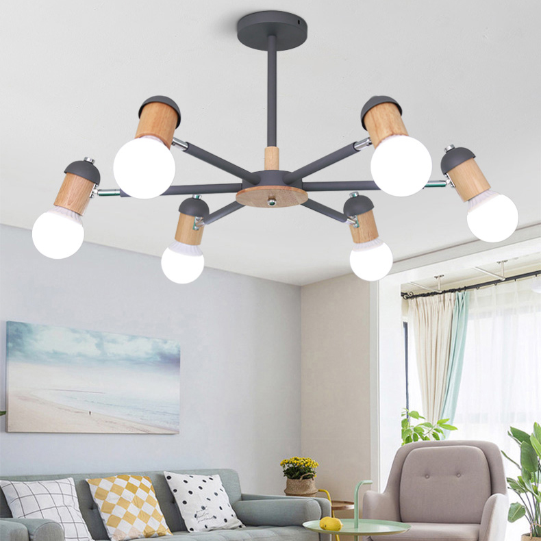 Люстра на штанге MERE D80 Green by ImperiumLoft