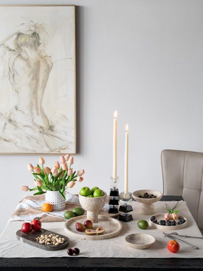 Чаша из мрамора Glasar 86453