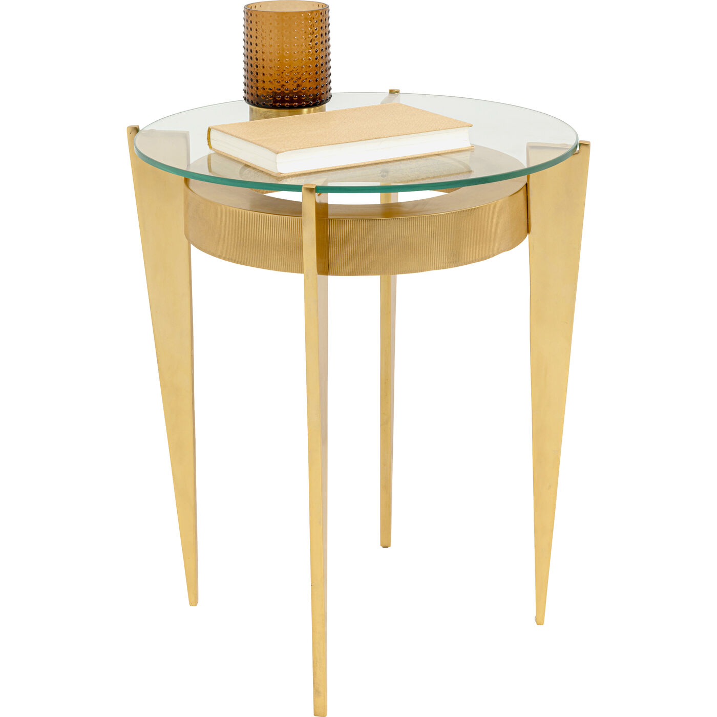 Стол приставной Nino Gold Ø45cm KARE 71289