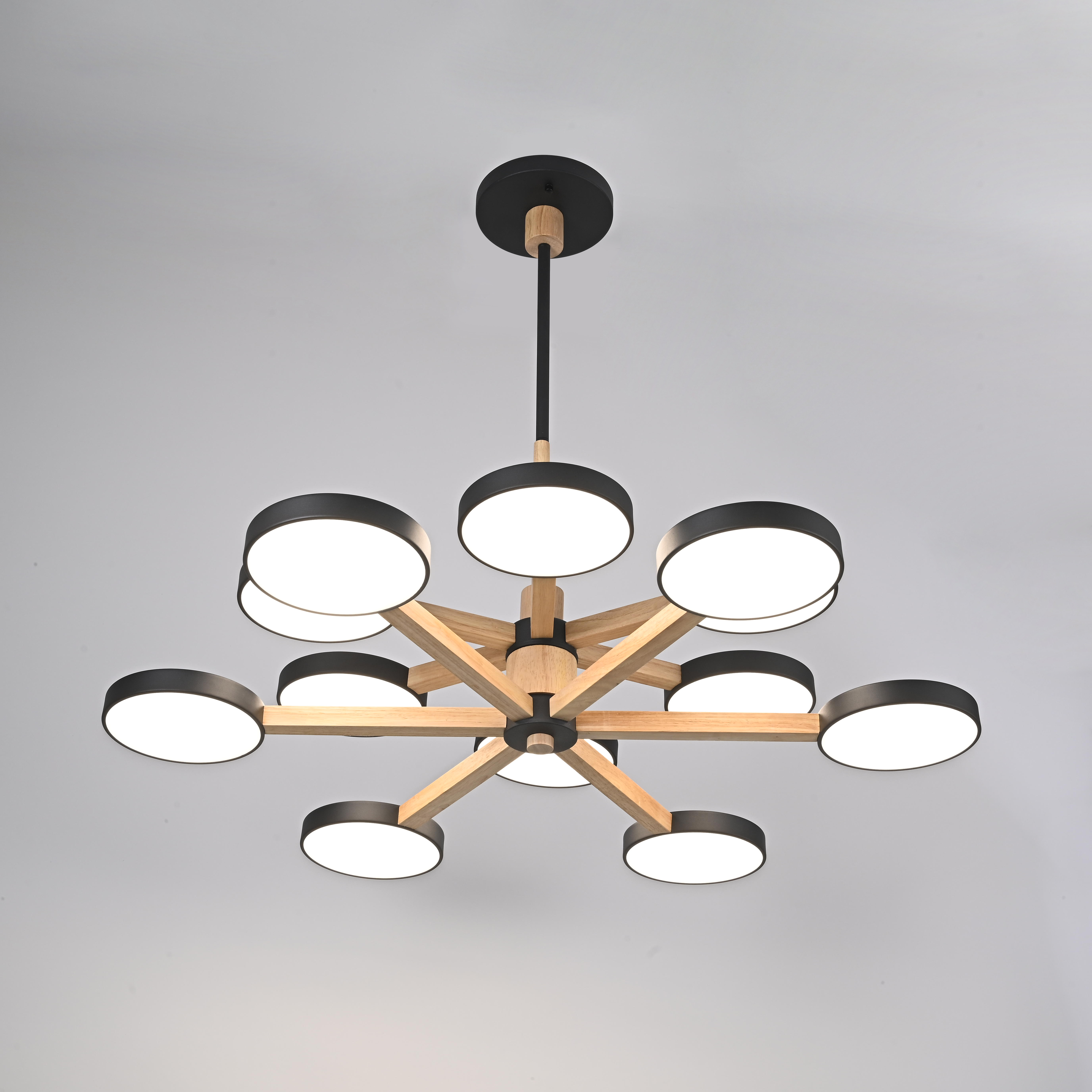 Подвесная люстра TURNA DBL L12 Black by ImperiumLoft