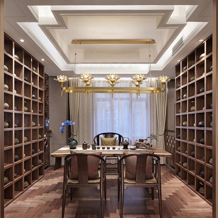 Подвесная Люстра Lotos Long 8 By Imperiumloft