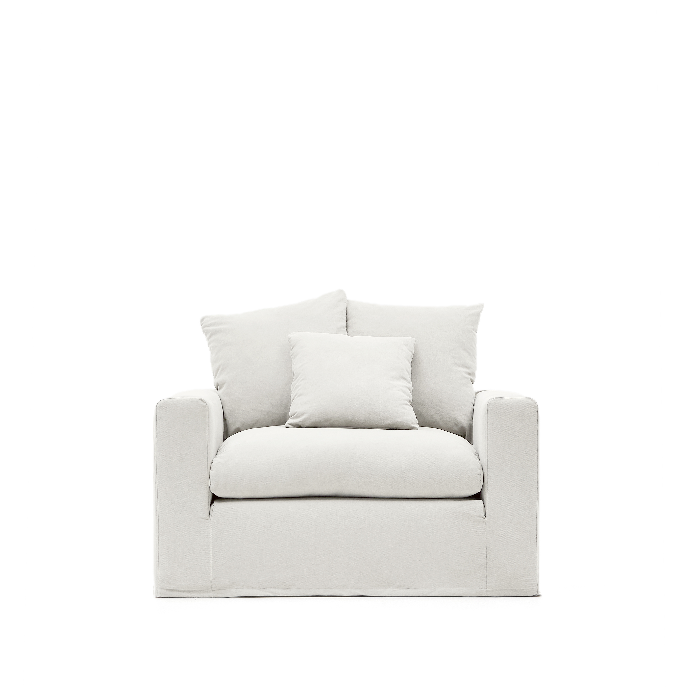 A cover designed to keep your Nora armchair in brand-new conition. Made from linen and cotton fabri La Forma 193964