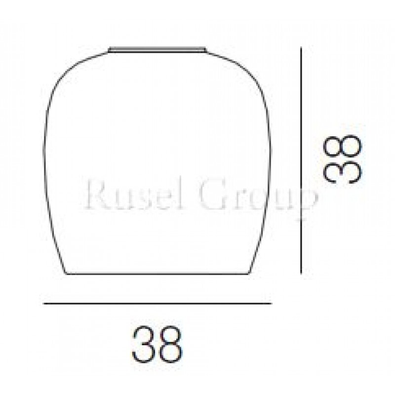 Потолочный светильник Vistosi IMPLODE PL 38
