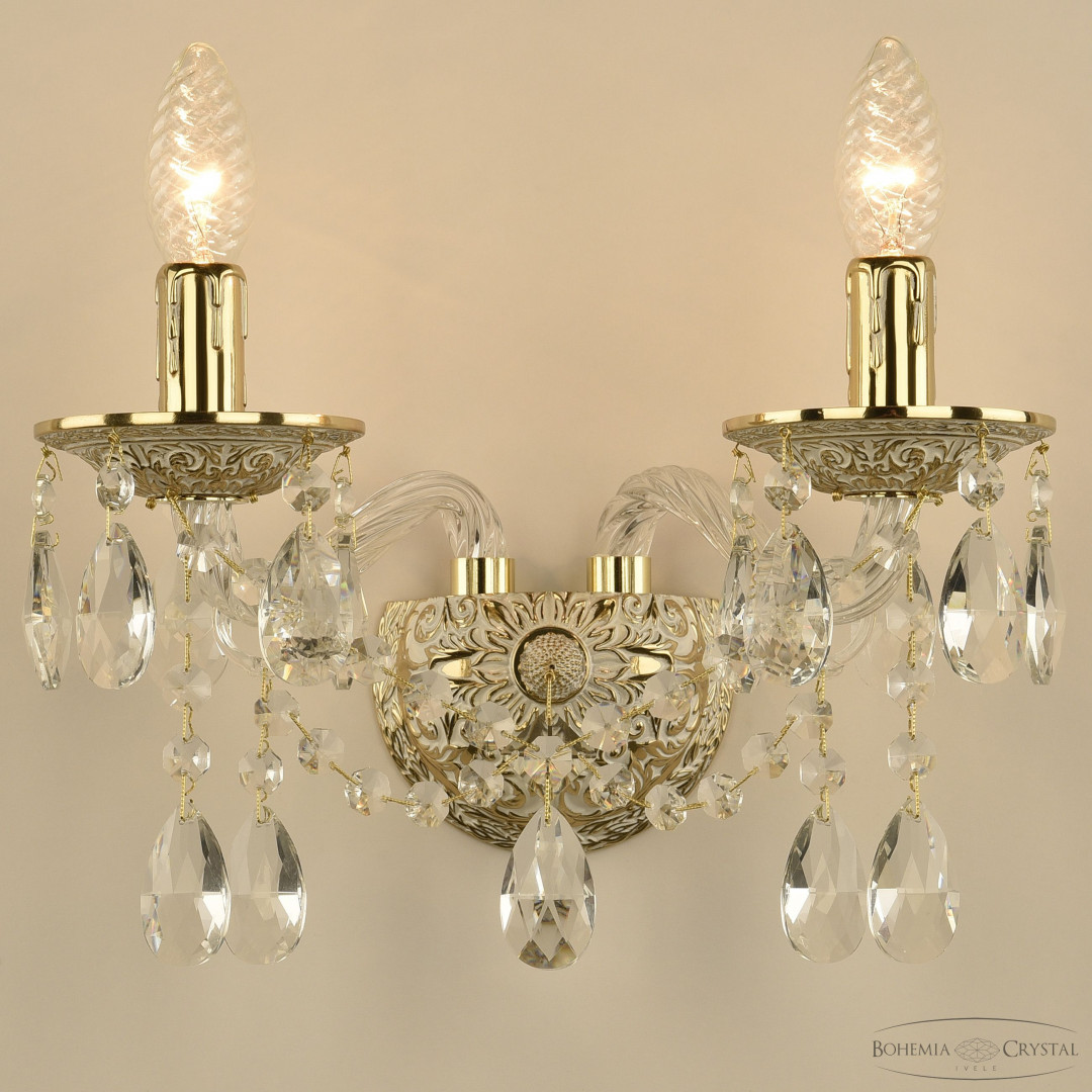 Бра хрустальные 16213B/2/141 GW Bohemia Ivele Crystal