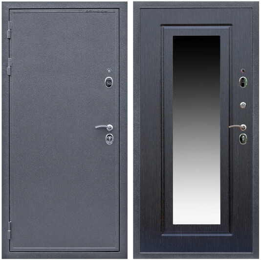 Дверь входная Graf Престиж Антик серебро / МДФ 16 мм ФЛЗ-120 Венге