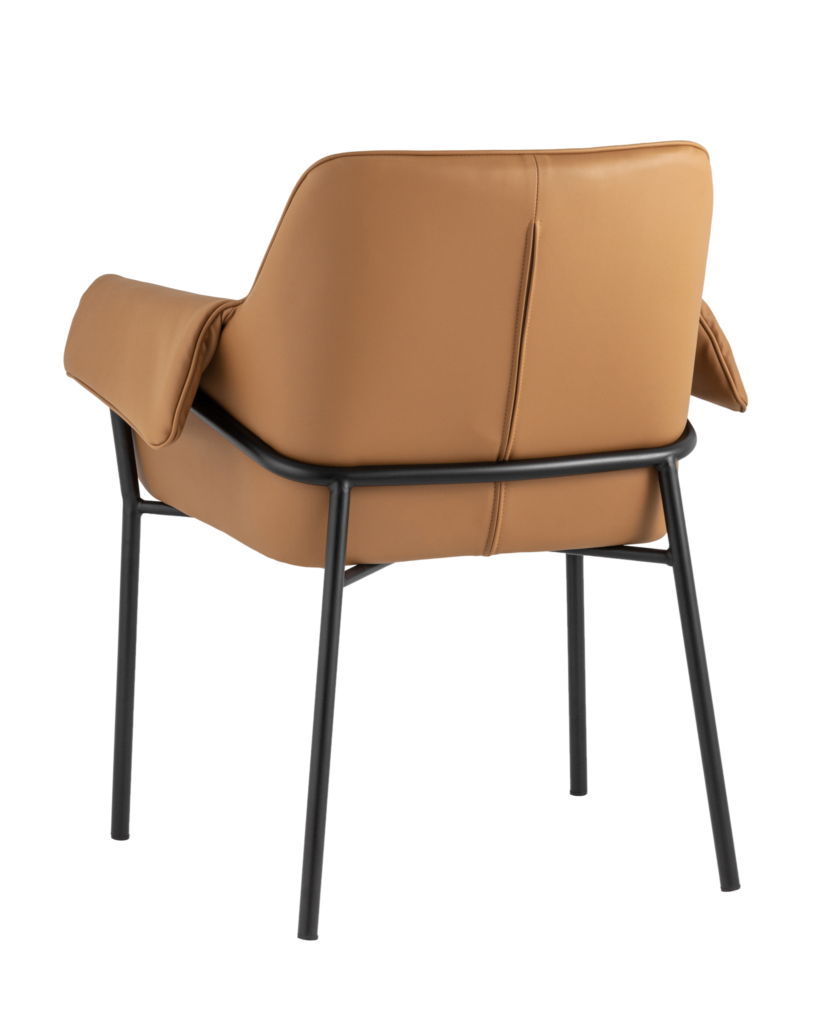 Кресло Бесс экокожа коричневый Stool Group