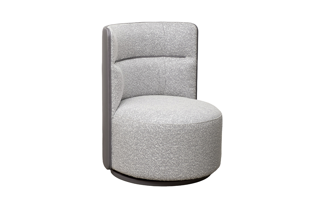 Кресло вращающееся рогожка Garda Decor DUOMO-K-Santo1400+Enzo965