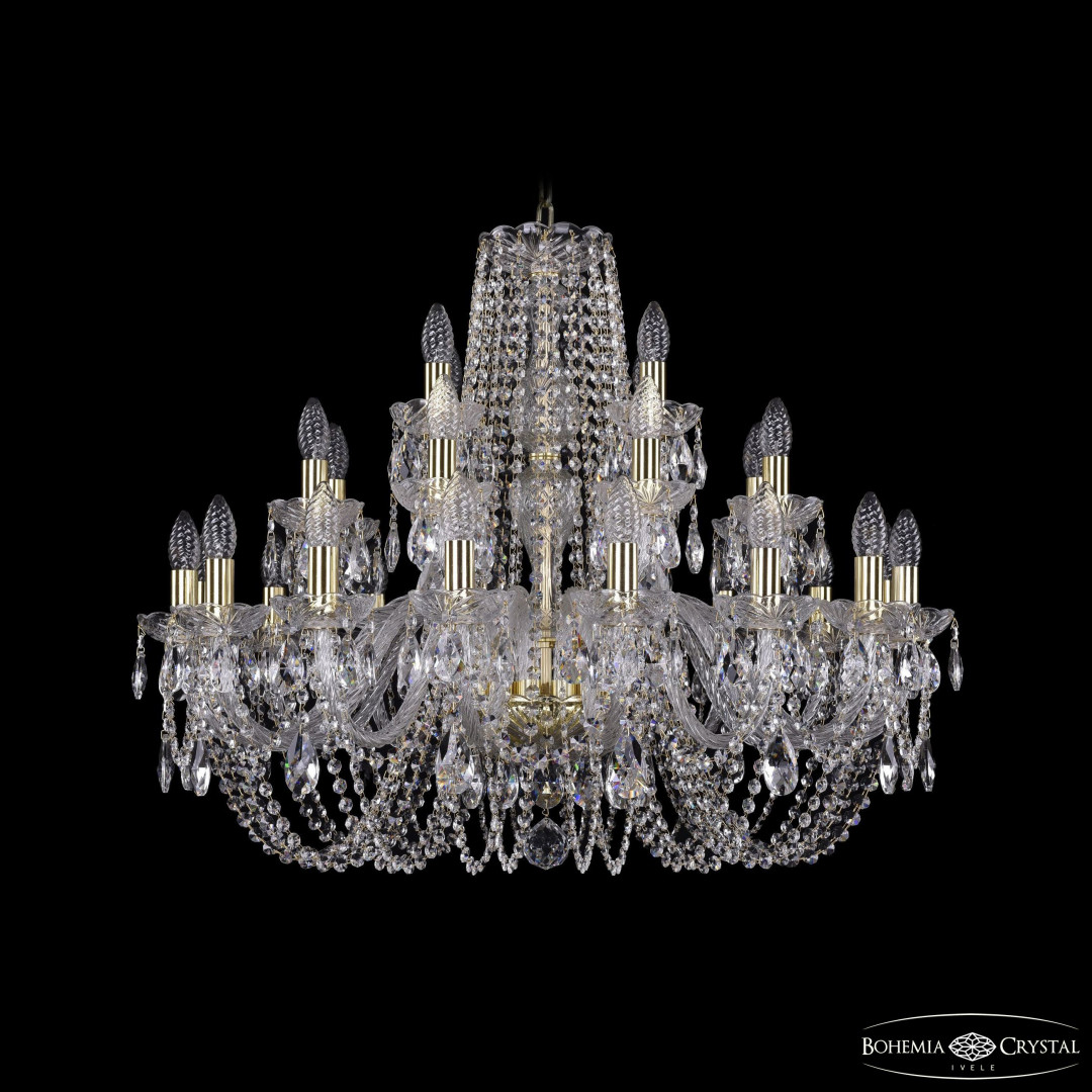 Люстра хрустальная 1402/16+8+4/300 G