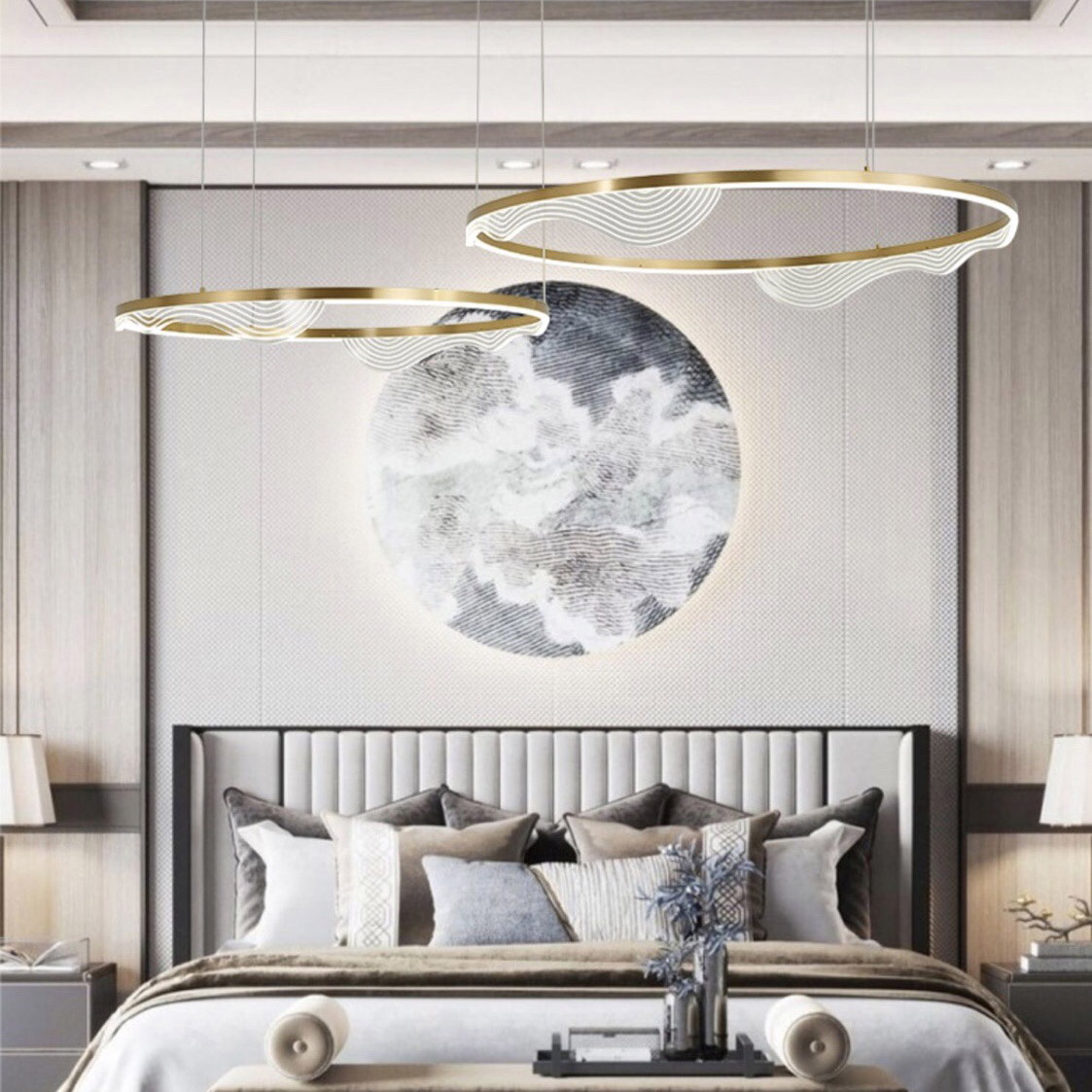 Подвесная люстра HANNA B B D40 D60 2R by ImperiumLoft