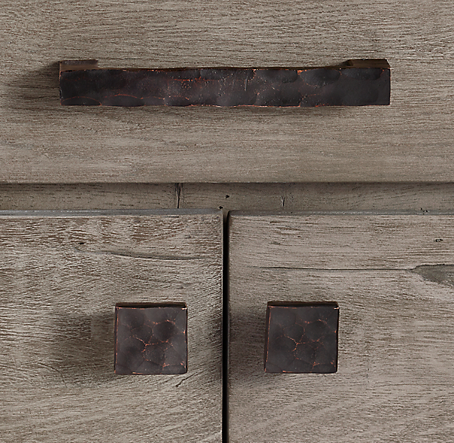 Ручка-кнопка Restoration Hardware Alden L.3.8 Hammered Iron