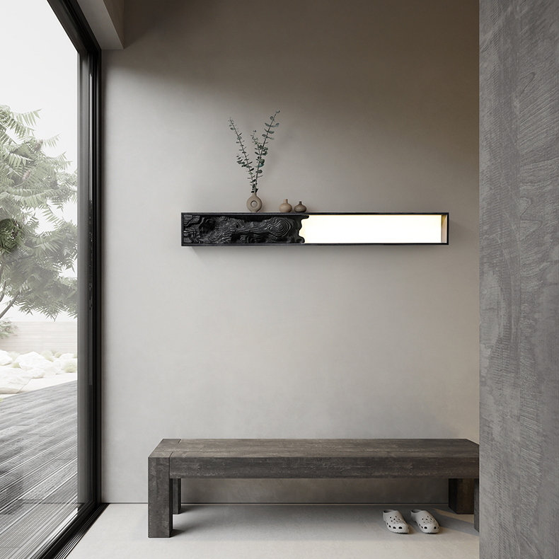 Настенный светильник ALBA L180 Dark brown by ImperiumLoft