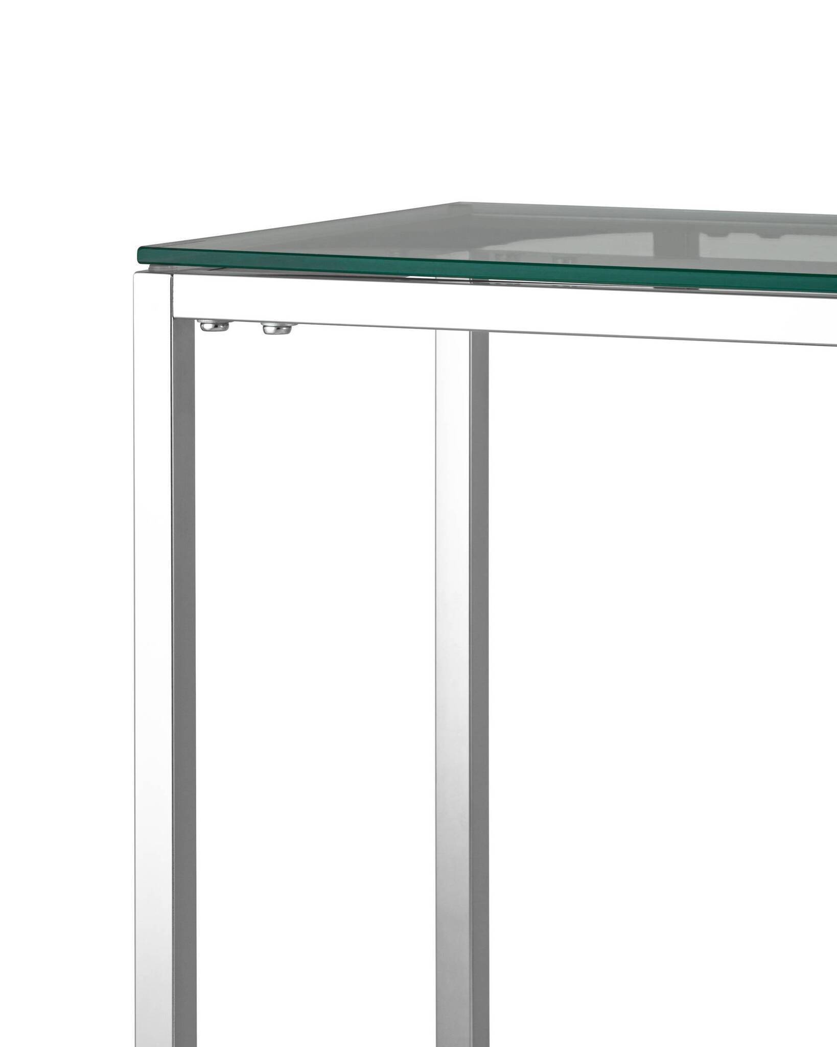 Консоль ТАУН 115*30 серебро Stool Group