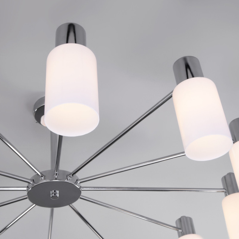 Люстра на штанге Eurosvet 70160/12 хром Smart