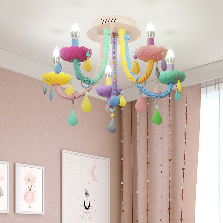 Потолочная люстра RAINBOW SHORT 6 lamps by ImperiumLoft