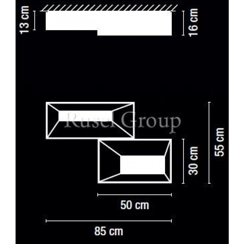 Потолочный светильник Vibia Link 5380