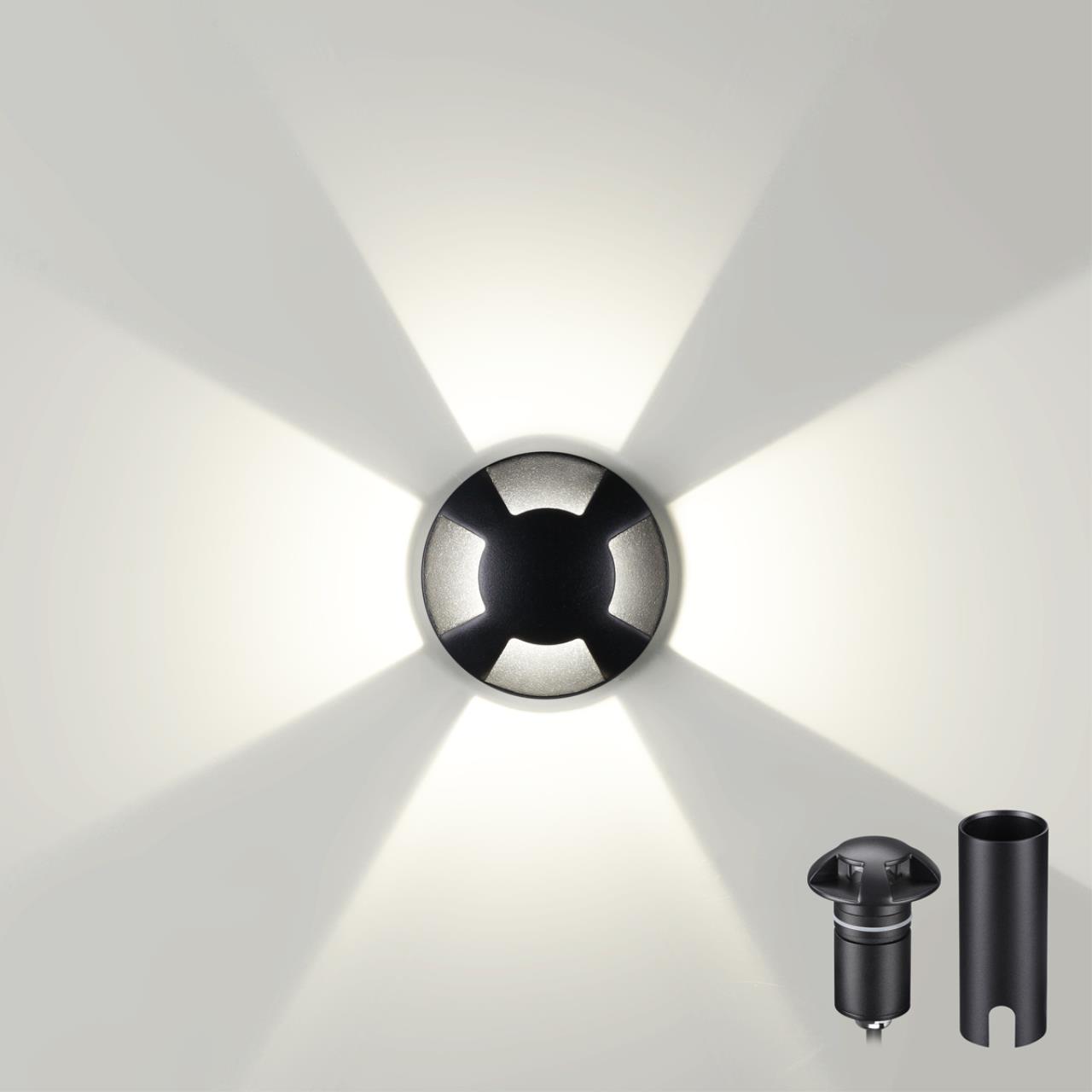 Встраиваемый грунтовый светильник Odeon Light 6662/3GL