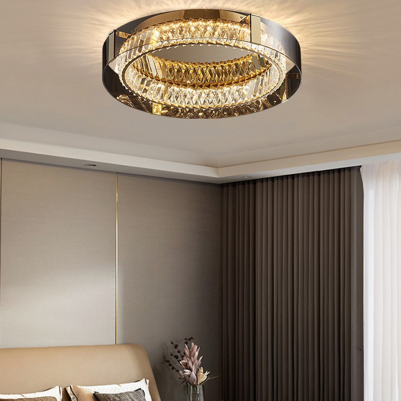 Потолочная люстра PERSEY D45 Grey Трехцветный свет by ImperiumLoft