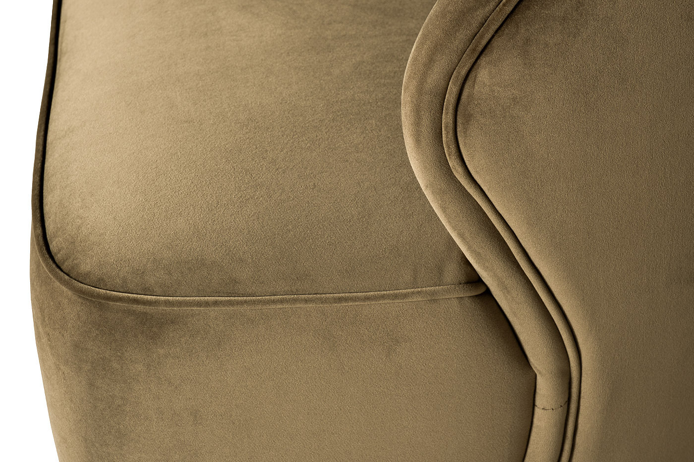 Кресло велюровое XXL темно-оливковое с золотом Garda Decor 46AS-AR3330-DOLV