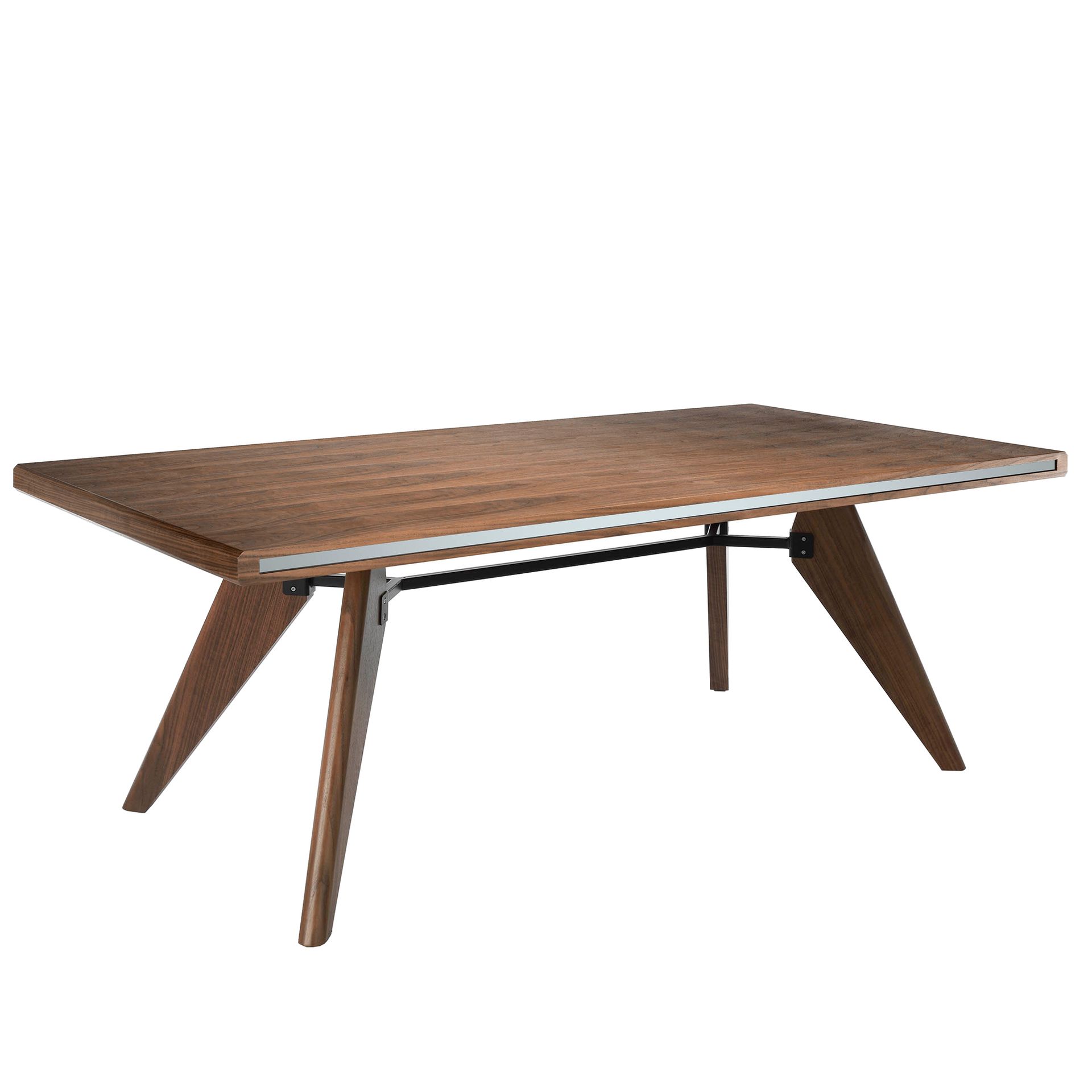 Обеденный стол 1403T /1080 из ореха с зеркальной вставкой Angel Cerda