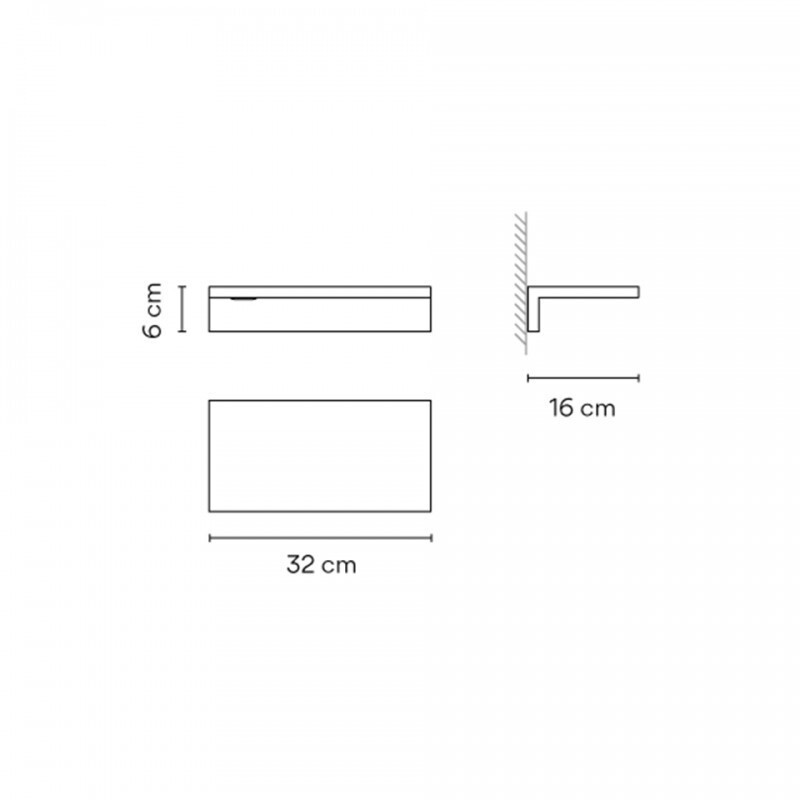 НАСТЕННЫЙ СВЕТИЛЬНИК  VIBIA Suite 6035