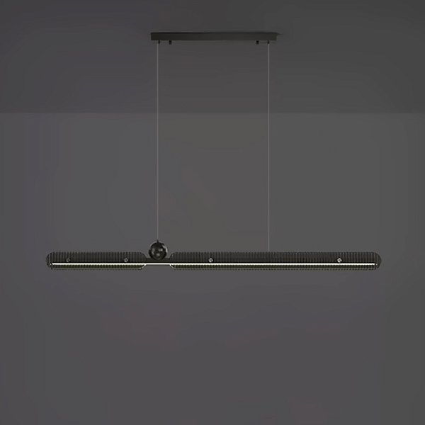 Реечный, рядный светильник CHIFFA B L160 Black by ImperiumLoft