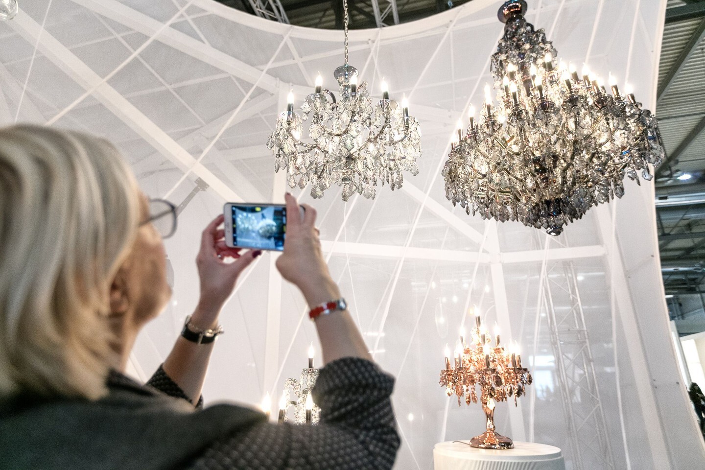 Люстра LASVIT Empress Sculpture Low