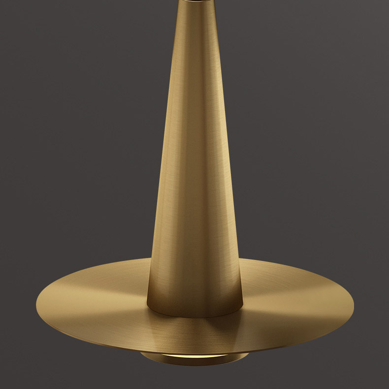 Подвесной светильник CURTISS MORE L3 Brass Планка by ImperiumLoft