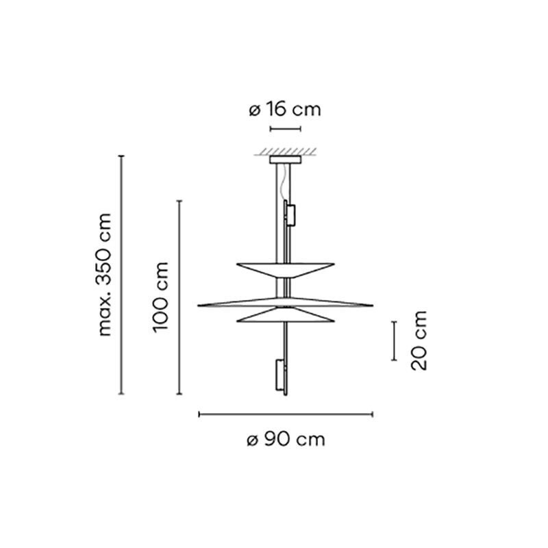 ПОДВЕСНОЙ СВЕТИЛЬНИК  VIBIA Flamingo 1530