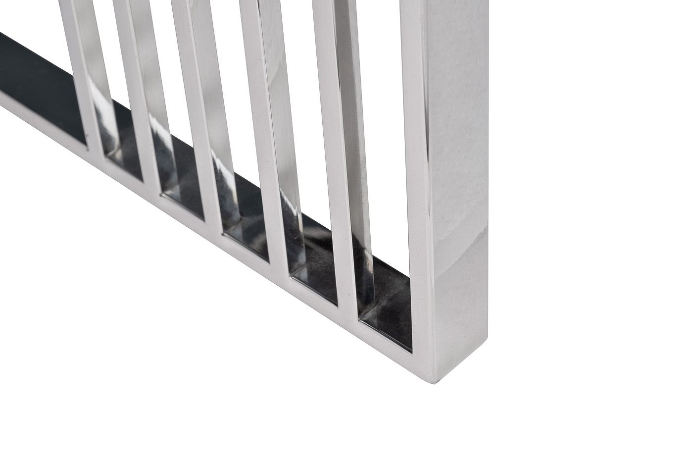 Столик журнальный черное стекло/серебро Garda Decor 13RX-50330