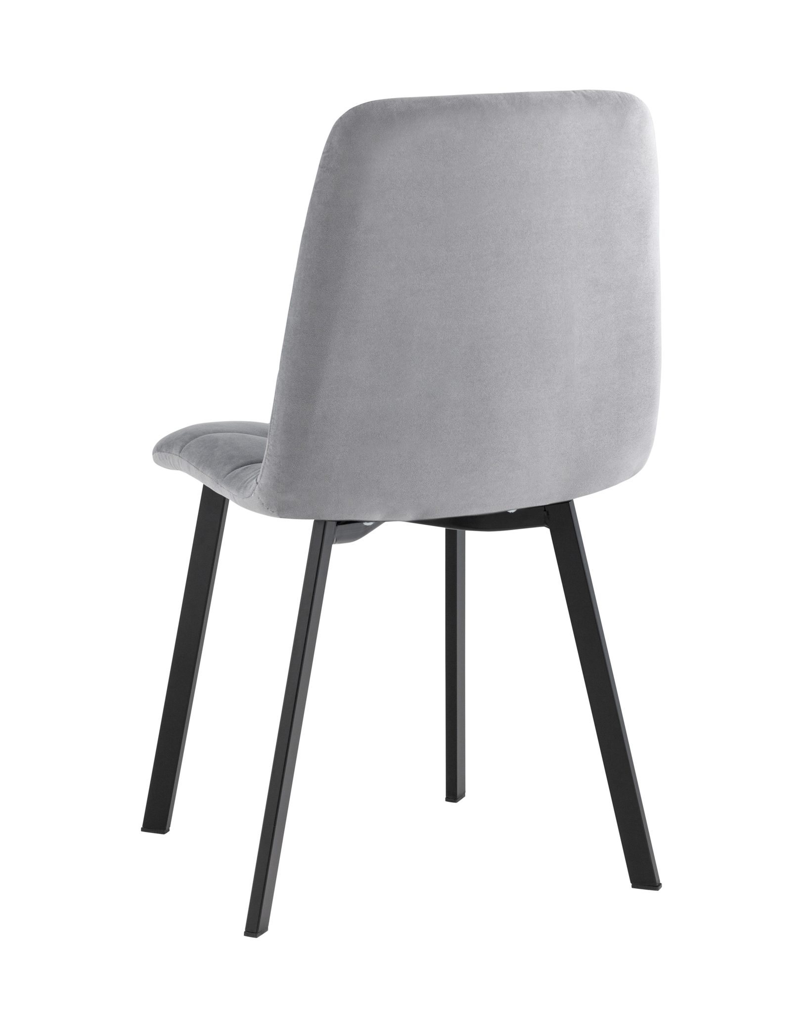 Стул Oliver Square велюр серый Stool Group