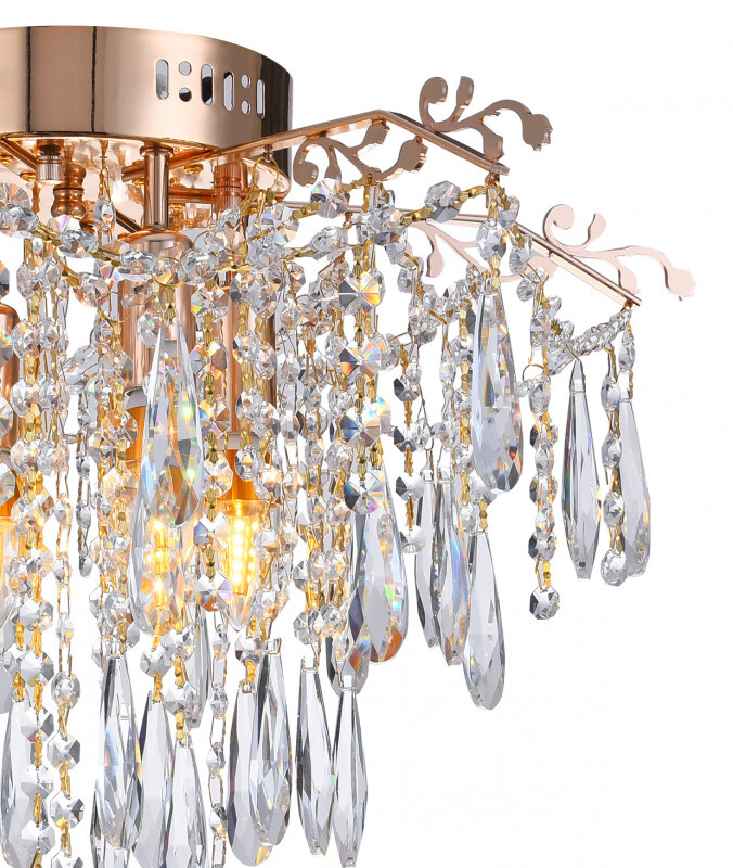 Накладная люстра Natali Kovaltseva VENERE 81432/4C GOLD