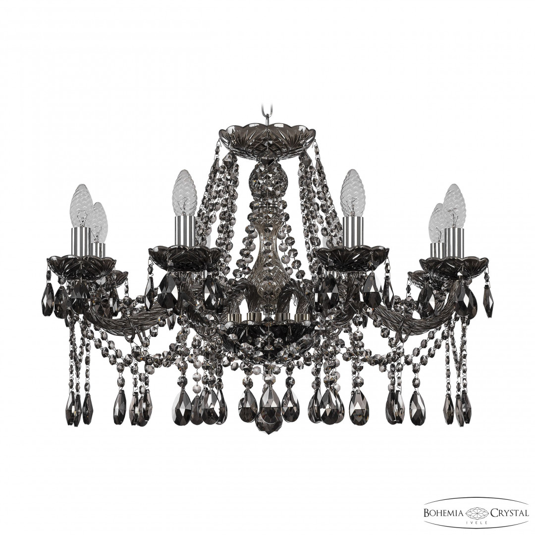 Люстра хрустальная 1413/8/240 Ni M731 Bohemia Ivele Crystal