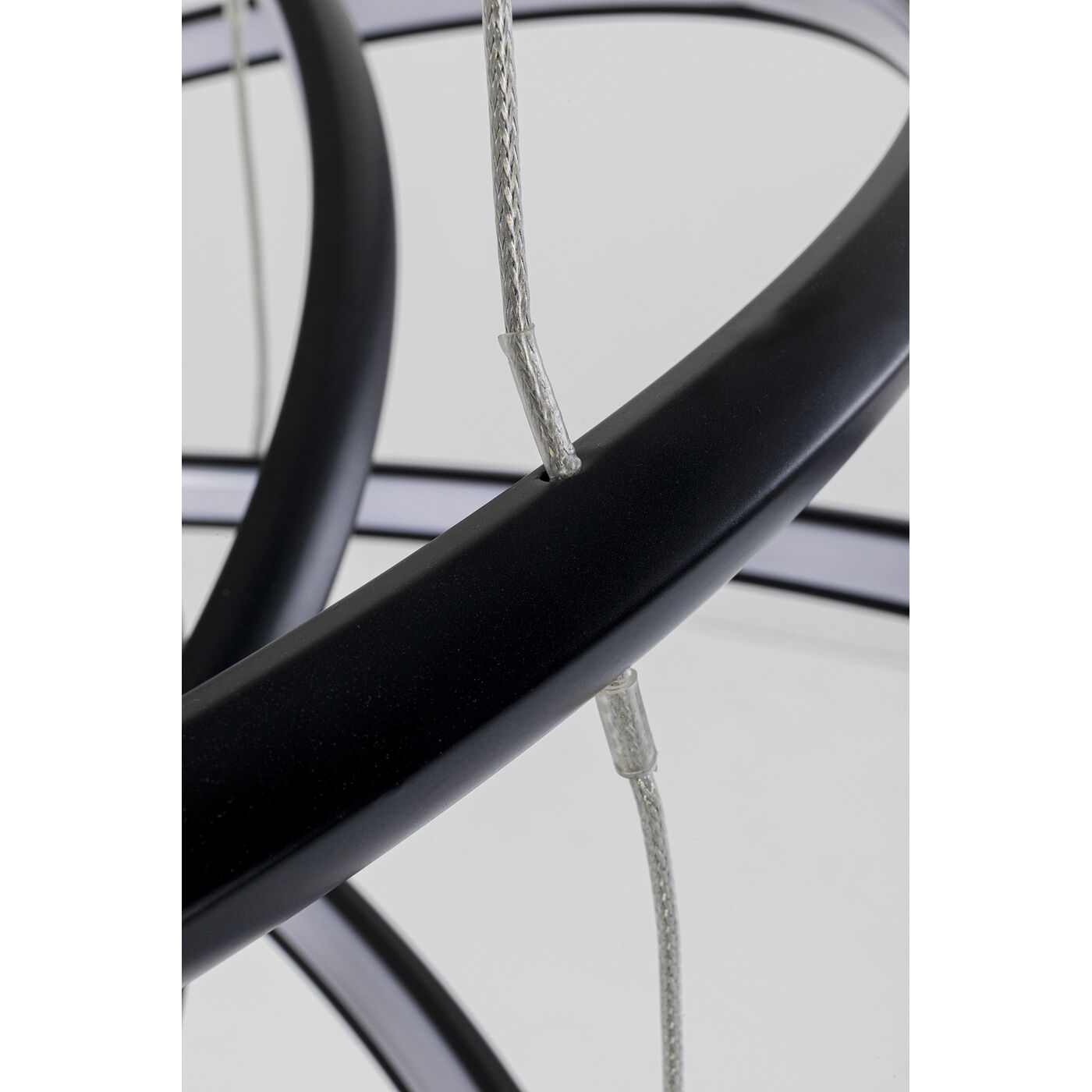 Светильник подвесной Saturn Black Ø72 см KARE 56411