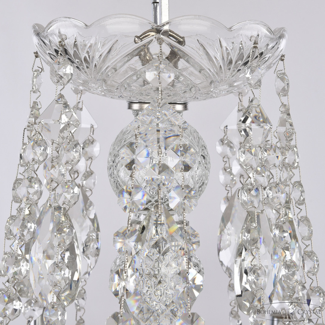 Люстра хрустальная 1451/8/160/250 Ni Bohemia Ivele Crystal