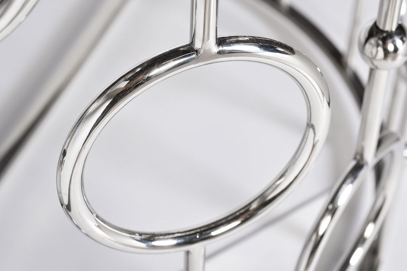 Консоль прозрачное стекло/хром Garda Decor GY-CST8040