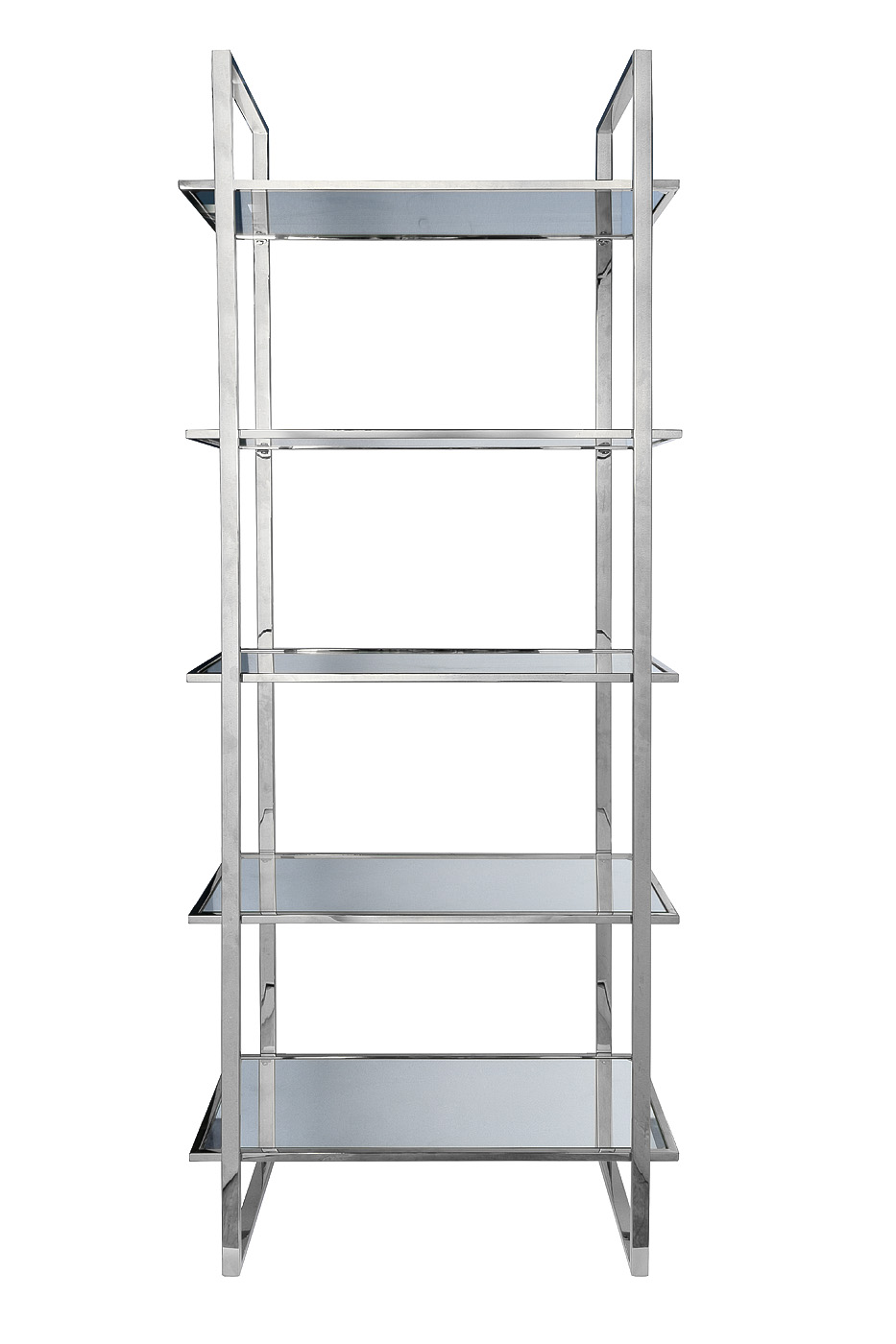 Стеллаж прозрачное стекло/ром Garda Decor 47ED-00400