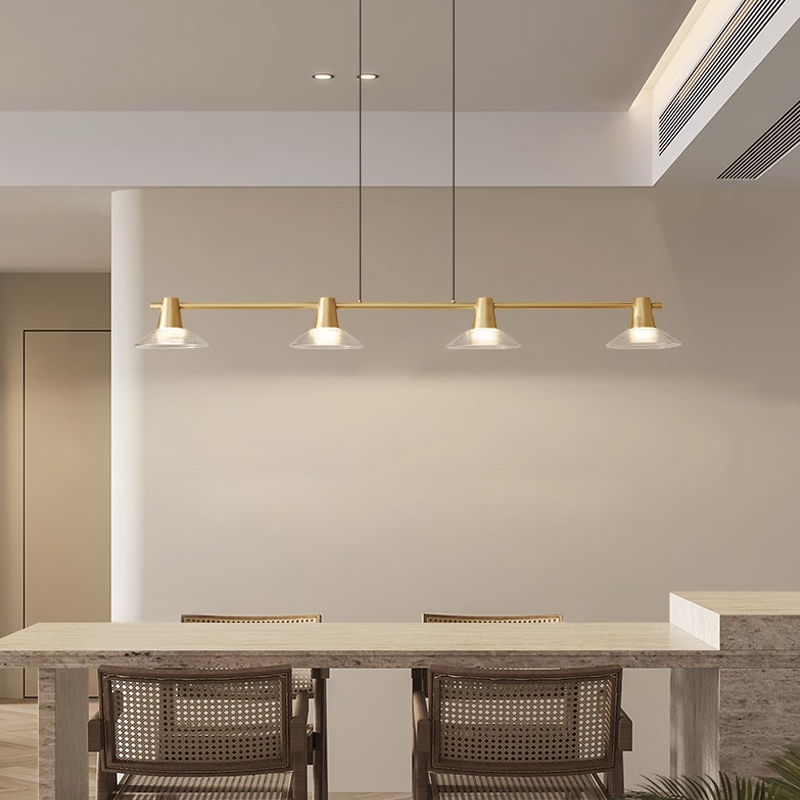 Реечный, рядный светильник CICLA LONG L100 Brass by ImperiumLoft