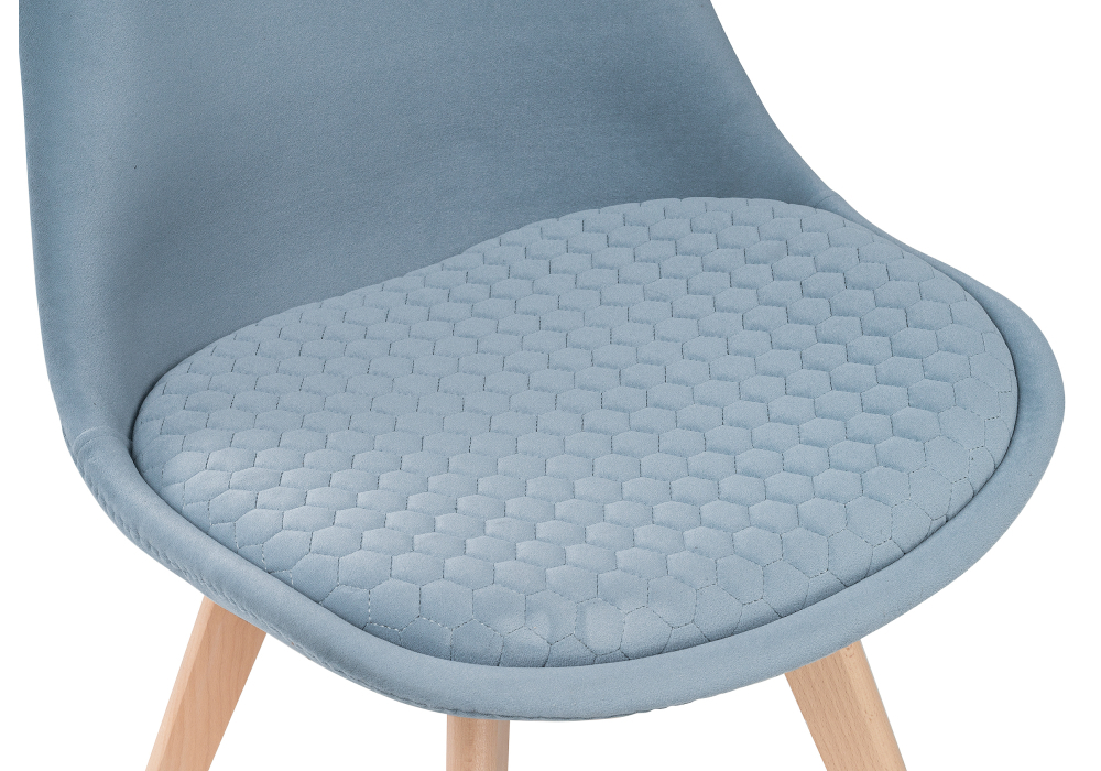 Стул деревянный Woodville Bonuss light blue / wood 15223