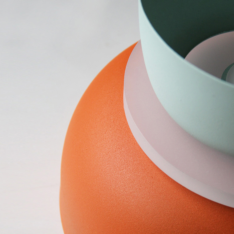 Подвесной светильник ILO D18,5 Mint/Pink by ImperiumLoft