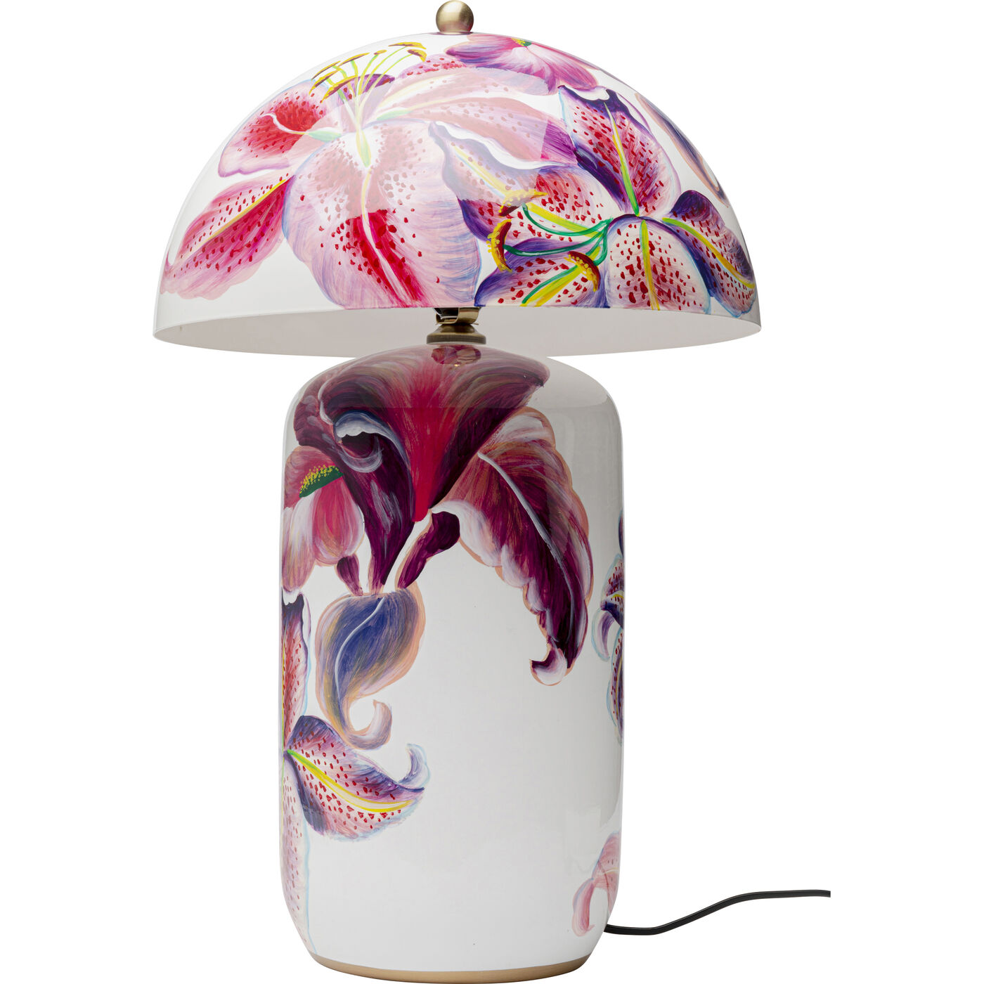 Светильник настольный Lillies Pink KARE 58105