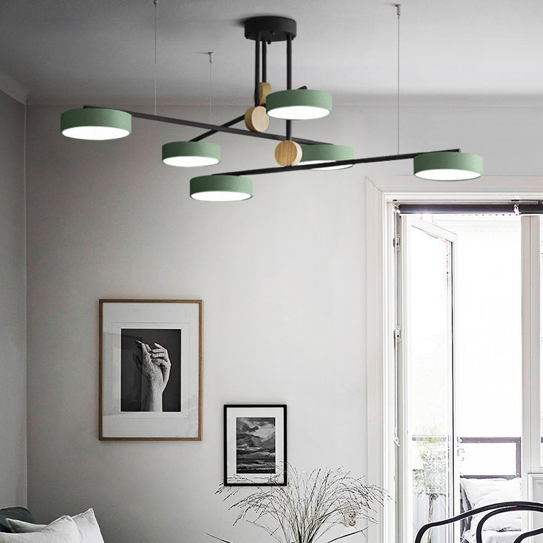 Люстра на штанге TECHNUM COLOR LED Grey by ImperiumLoft